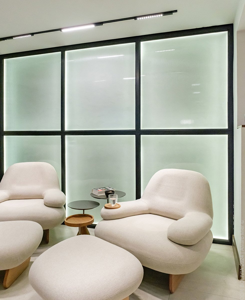 vidrios texturados ViiO by VASA en living